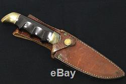 Kershaw OREGON USA by Kai Japan Hunting knife with leather sheath