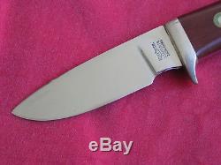 Khyber 2650 Vintage Loveless Style Drop Point Hunting Knife withBox, 1970s