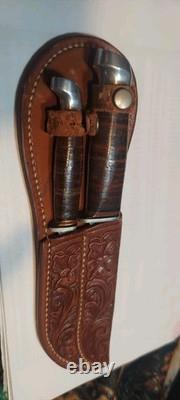 Kinfolks Fixblade Knife Set In NM Condition