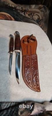 Kinfolks Fixblade Knife Set In NM Condition
