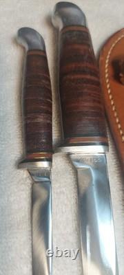 Kinfolks Fixblade Knife Set In NM Condition