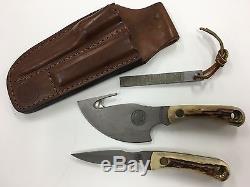 Knives of Alaska Light Hunter Combo Stag Handles with Sheath (00013FG)