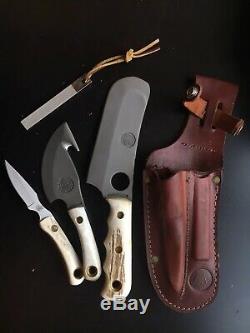 Knives of Alaska Triple Combo Stag handle Brown Bear, Light Hunter, Cub Bear