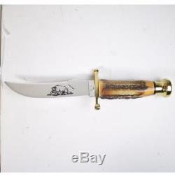Kodiak Hunter Case XX USA Stag Hunting Knife with Leather Sheath in Original Box