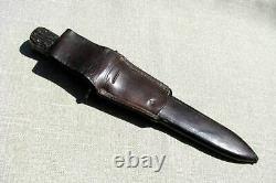 LARGE AND HEAVY, FINE QUALITY, RARE, ENGLISH, HUNTING OR FIGHTING BOWIE 1800s