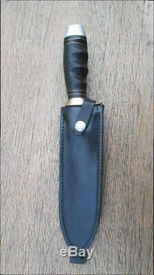 LARGE Vintage GUTTMAN Vietnam War-Era Carbon Steel Bowie Fighting Knife, Italy