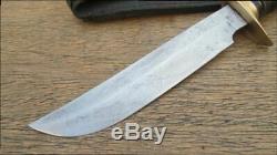 LARGE Vintage GUTTMAN Vietnam War-Era Carbon Steel Bowie Fighting Knife, Italy