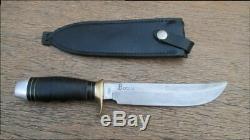 LARGE Vintage GUTTMAN Vietnam War-Era Carbon Steel Bowie Fighting Knife, Italy