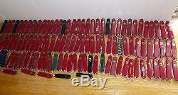 Lot Of 122 Victorinox Swiss Army Knives Multi-tool Knife 91mm & 84mm 3-1 Layers