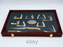 LOT of 10 Vintage Fixed Blade & Folding Pocket Knife Filet Fishing Hunting Case