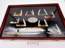 LOT of 10 Vintage Fixed Blade & Folding Pocket Knife Filet Fishing Hunting Case