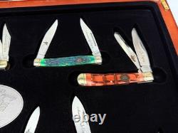 LOT of 10 Vintage Fixed Blade & Folding Pocket Knife Filet Fishing Hunting Case