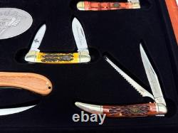 LOT of 10 Vintage Fixed Blade & Folding Pocket Knife Filet Fishing Hunting Case