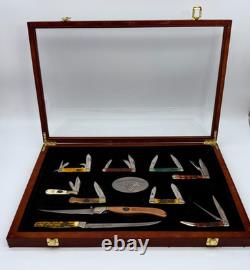 LOT of 10 Vintage Fixed Blade & Folding Pocket Knife Filet Fishing Hunting Case