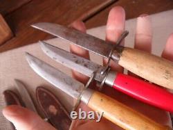 LOT of Swedish Mora Knives KJ. Eriksson Neco R. J. Richter Classic 1960-1980s