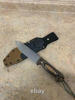 LT Wright Fixed Blade Handmade Knife With Kydex Sheath