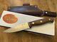 LT Wright GNS Sabre Grind O1 Green Canvas Micarta- Woodlore Bushcraft Knife