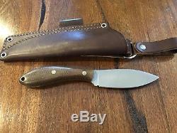 LT Wright Handcrafted Knives Large Northern Hunter Green Micarta