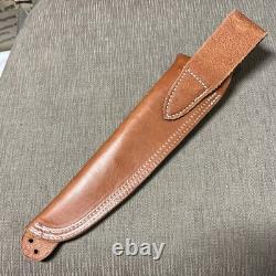 Large, Custom Handmade, FW Olivetto, Inox, Stag, Custom Sheath Large, Custom Handmade, FW Olivetto, Inox, Stag, Custom Sheath