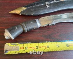 Large custom knives 8 blade knife and 10 blade lot of 2 with sheath
