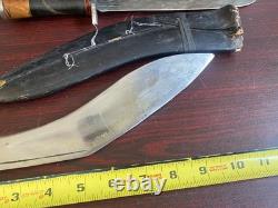 Large custom knives 8 blade knife and 10 blade lot of 2 with sheath