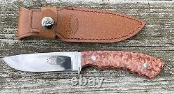 Larry Page Custom Hunting Knife Drop Point 1359/2600 with Sheath