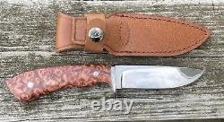 Larry Page Custom Hunting Knife Drop Point 1359/2600 with Sheath