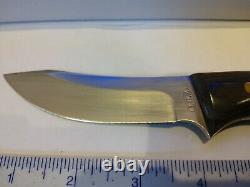 Lile Fixed Blade Hunting Knife & sheath 4 inch blade circle logo L2BW