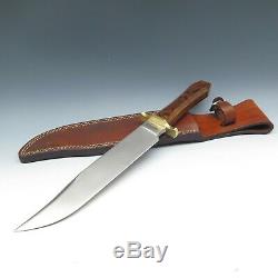 Limited Edition 1991 Gerber USA Coffin Handle Cordia Wood Utility Bowie Knife