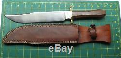 Limited Edition 1991 Gerber USA Coffin Handle Cordia Wood Utility Bowie Knife