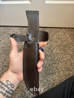 Linder 440 Master Hunter Fixed Blade Solingen Germany Stag Handle Box & Papers