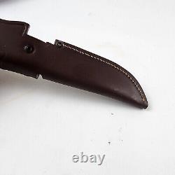 Linder Stag Handle Hunting Knife and Match sheath, Solingen Germany, Orig Box