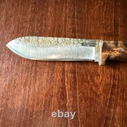 Lon Humphrey Custom Knives Forged Small Pin Kephart 1st Run Curly Maple 1095
