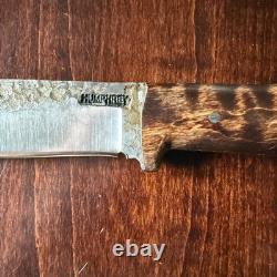 Lon Humphrey Custom Knives Forged Small Pin Kephart 1st Run Curly Maple 1095