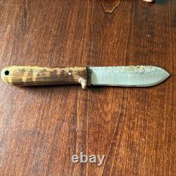 Lon Humphrey Custom Knives Forged Small Pin Kephart 1st Run Curly Maple 1095