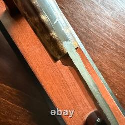 Lon Humphrey Custom Knives Forged Small Pin Kephart 1st Run Curly Maple 1095