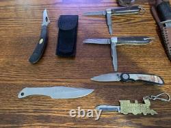 Lot assorted knives, sheaths PAL, Imperial Soling, Gerber Camillus, Ulster lot 18