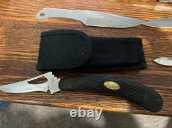 Lot assorted knives, sheaths PAL, Imperial Soling, Gerber Camillus, Ulster lot 18