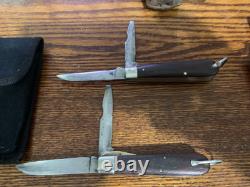 Lot assorted knives, sheaths PAL, Imperial Soling, Gerber Camillus, Ulster lot 18