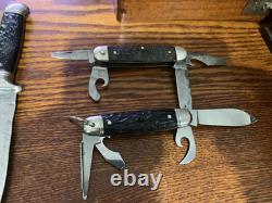 Lot assorted knives, sheaths PAL, Imperial Soling, Gerber Camillus, Ulster lot 18