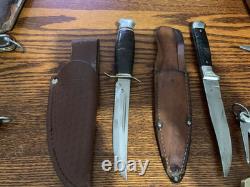 Lot assorted knives, sheaths PAL, Imperial Soling, Gerber Camillus, Ulster lot 18