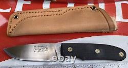 Loveless Drop Point Hunters Knife Nude Leather Sheath Replica