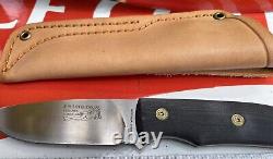 Loveless Drop Point Hunters Knife Nude Leather Sheath Replica