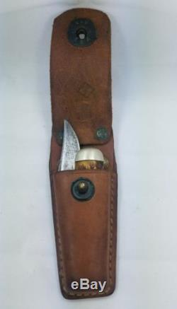 MARBLE'S SAFTY FOLDING HUNTING KNIFE 1913-1920 withSheath