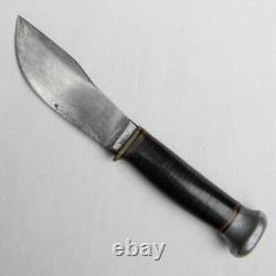 MARBLE'S USA 1916-1923 large-nut WOODCRAFT Hunter-Skinner knife unusual 4 blade