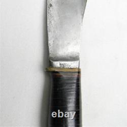 MARBLE'S USA 1916-1923 large-nut WOODCRAFT Hunter-Skinner knife unusual 4 blade