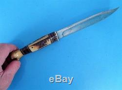 MARBLES, GLADSTONE, MICH. 8 IDEAL FIGHTING-HUNTING KNIFE, c. 1920-30'S