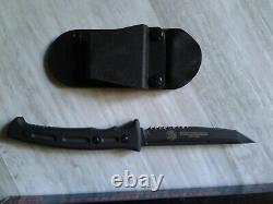 MASTERS OF DEFENSE KNIFE AYOOB RAZORBACK SERRATED NEVER USED WithBOX N. O. S