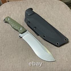 MIB Large Blackfox Knives Golem, D2 Steel, Italy, Micarta Handle, Kydex Sheath