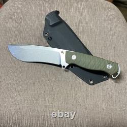 MIB Large Blackfox Knives Golem, D2 Steel, Italy, Micarta Handle, Kydex Sheath